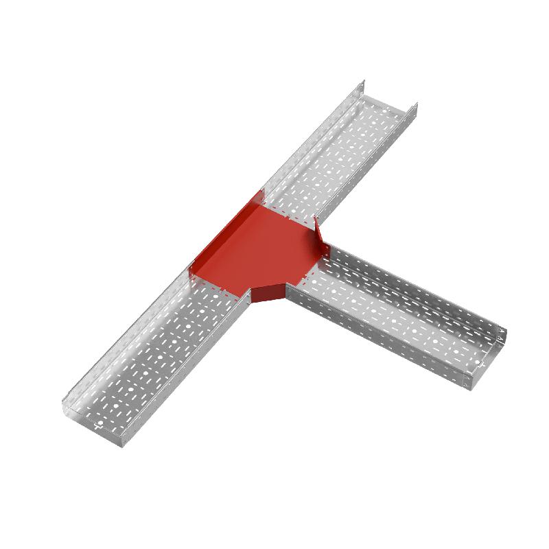 Отвод для лотка Т-образ. 300х100 сталь 1мм "ПЛЮС" TDplus100-300 HD КМ PL1502 фото в каталоге от BTSprom.by