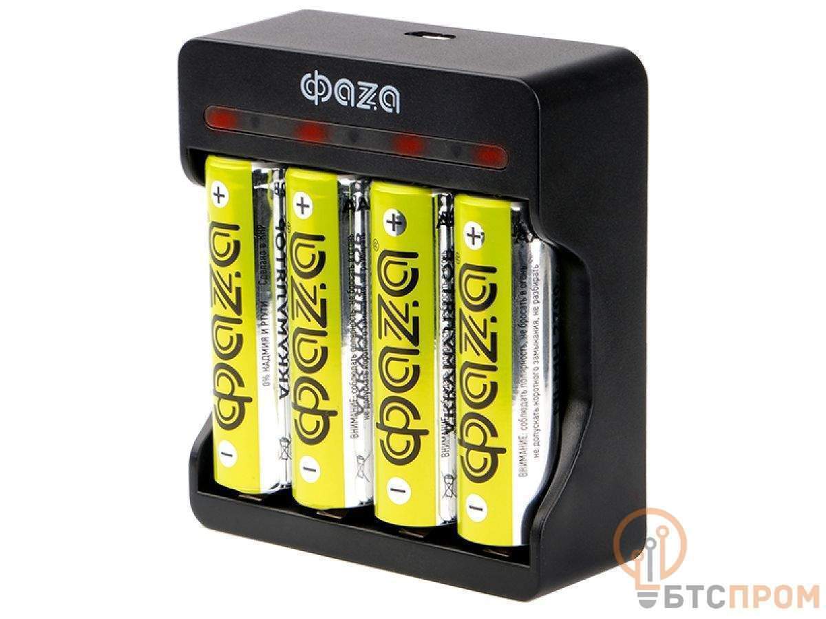  Зарядное USB для 4х Ni-MH аккумуляторов АА, ААА ФАZA (ФАZА) фото в каталоге от BTSprom.by