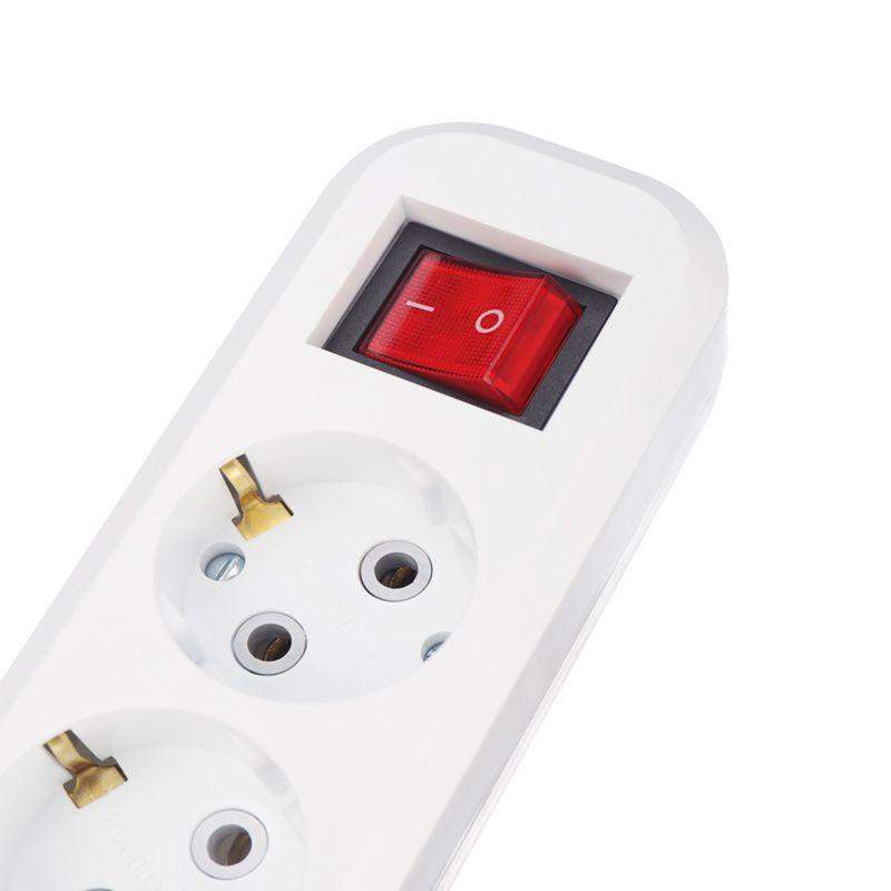  Колодка удлинителя 3-м с заземл. с кнопкой Rexant 11-8706 фото в каталоге от BTSprom.by