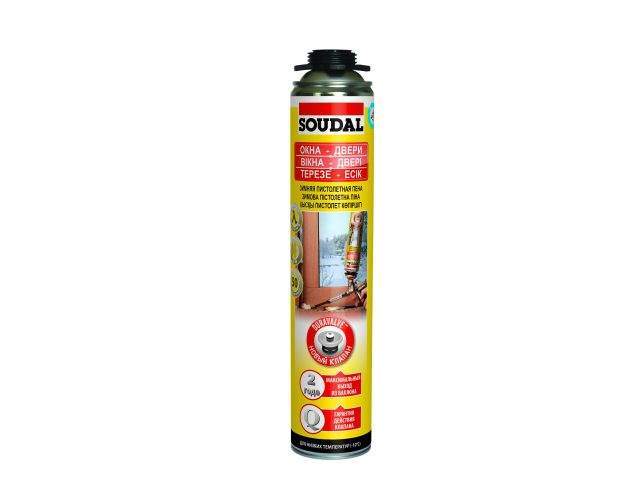 пена монтажная профессиональная зимняя "soudal" окна двери (750мл) 115003 от BTSprom.by