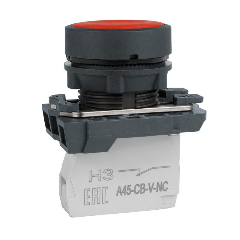 кнопка optisignal d22 c5-p-401 красн. пластик 1нз xb5aa42 кэаз 332182 от BTSprom.by