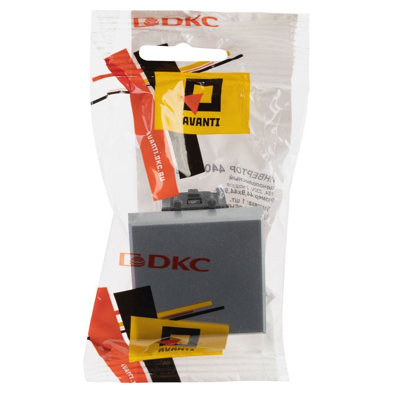  Инвертор модульный 1-кл. 1п 2мод. Avanti "Закаленная сталь" 16А сер. DKC 4404122 фото в каталоге от BTSprom.by