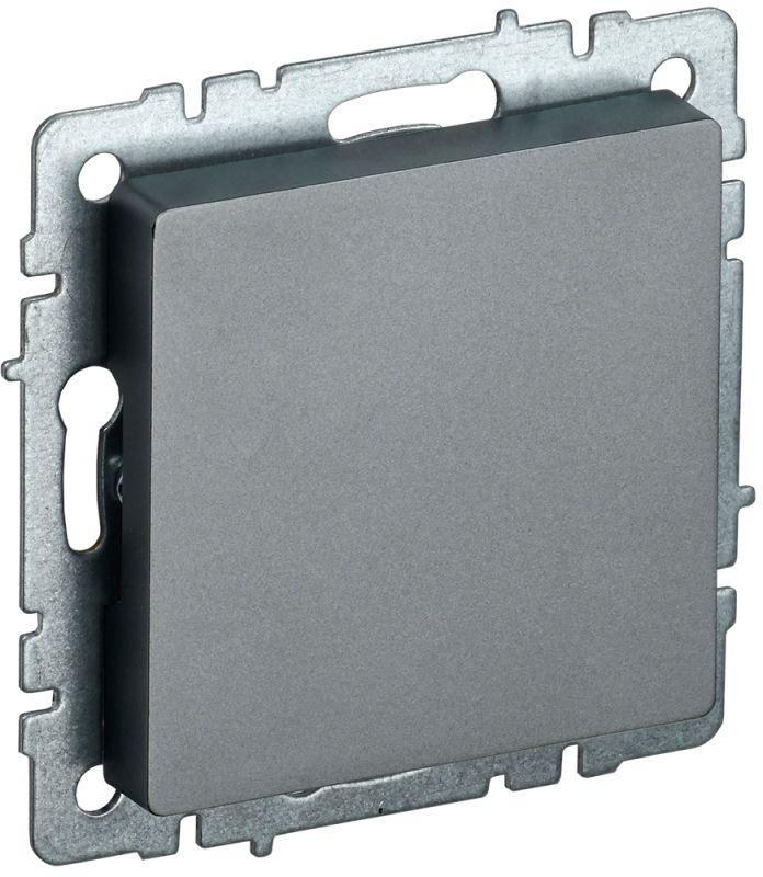 заглушка c суппортом brite мз10-брс механизм сталь iek br-pl10-k46 от BTSprom.by