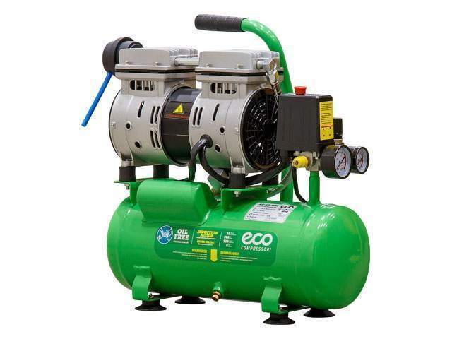 компрессор eco ae-10-of1 (120 л/мин, 8 атм, коаксиальный, безмасляный, ресив. 10 л, 220 в, 0,7 квт) от BTSprom.by