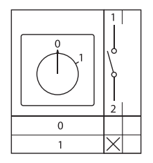  Переключатель кулачковый ПК-1-11 10А 1п "0-1" с блокировкой IP65 PROxima EKF pk-1-11-10-a65 фото в каталоге от BTSprom.by