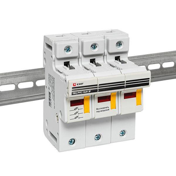  Предохранитель-разъединитель для ПВЦ 14х51 3п EKF pr-14-51-3 фото в каталоге от BTSprom.by