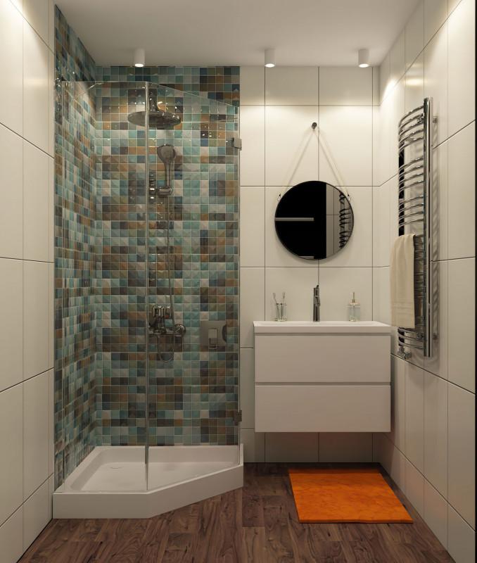  Светильник 15Вт GU10 IP44 накладной влагозащ. алюм. бел. DENKIRS 427054 фото в каталоге от BTSprom.by