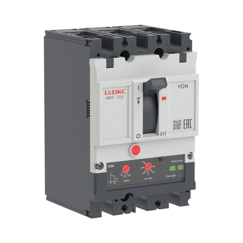 выключатель автоматический 3p 125а 70ка pro mnx125l при ac415v расцепитель tmm yon mnx125l3ptmm0125 от BTSprom.by