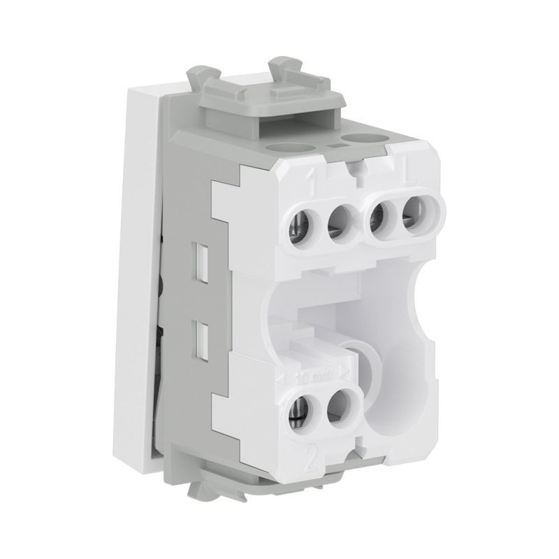  Переключатель модульный 1-кл. 1мод. Avanti "Белое облако" 16А IP20 бел. DKC 4400111 фото в каталоге от BTSprom.by