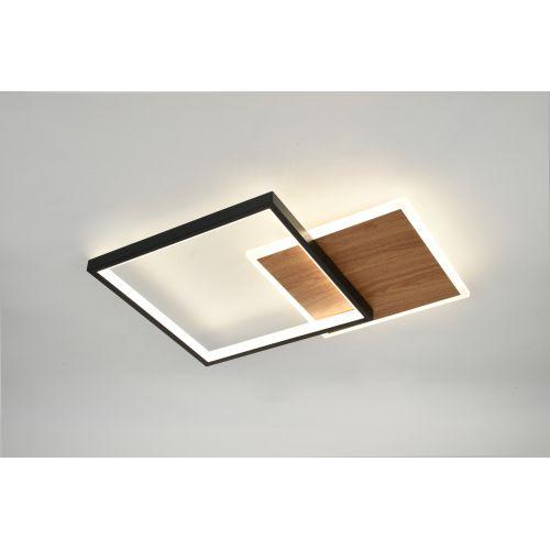 светильник светодиодный ferre cll-1-60-rc bk+wood 60вт 3000к-6000к с пультом ду 450х350х60 черн./дерево эра б0069758 от BTSprom.by
