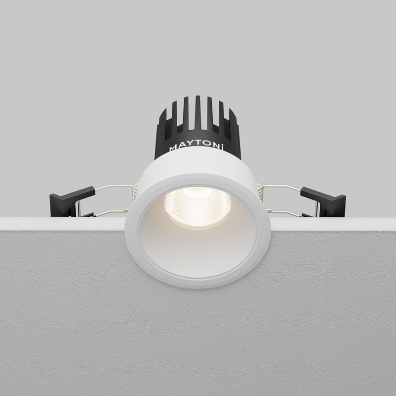  Светильник Dip 10Вт 4000К 50град. встраив. Maytoni DL115-10W-4K-W фото в каталоге от BTSprom.by