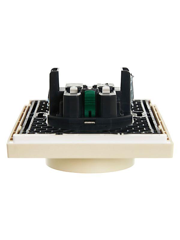  Розетка 2-м СП FORTE&PIANO FP424 16А с заземл. без защ. шторок безвинт. крепл. ваниль IEK FP-R21-16-1-K10 фото в каталоге от BTSprom.by