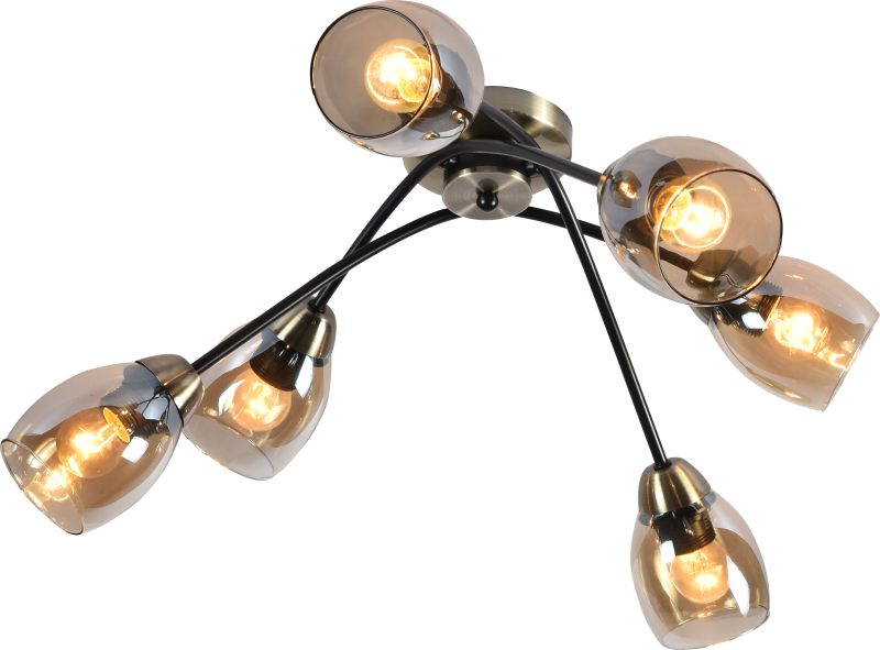 люстра naiara 9138-306 6хе27 60вт модерн rivoli б0054899 от BTSprom.by