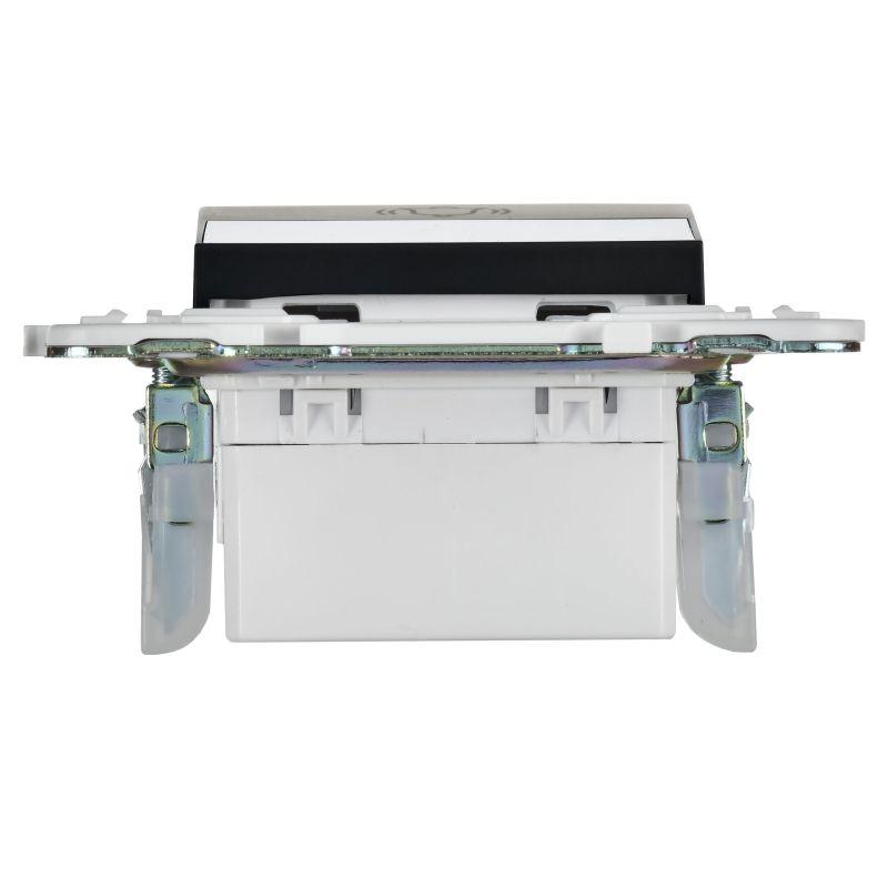  Кнопка звонка SKANDY 10А SK-V17Bl для отелей с индикацией черн. IEK SK-V14-2-10-K02 фото в каталоге от BTSprom.by