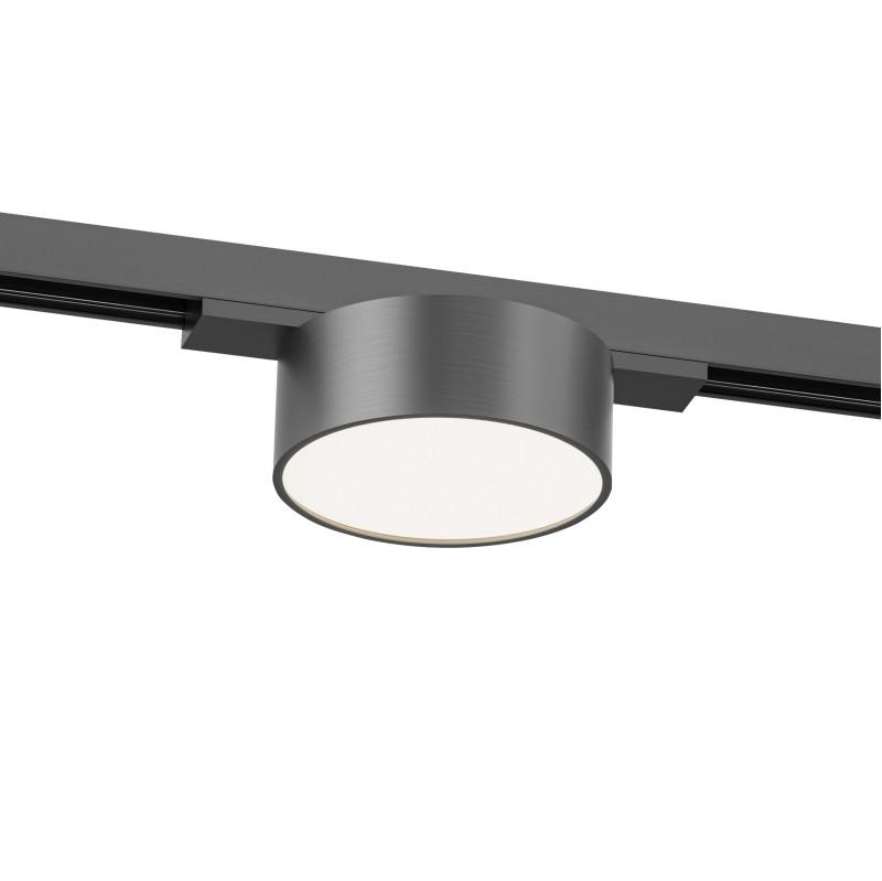 светильник для трека shine flow со светодиодом d74хh28 48в dc 6вт ra=90 3000к ip20 темный никель алюм. denkirs dk5761-dn от BTSprom.by