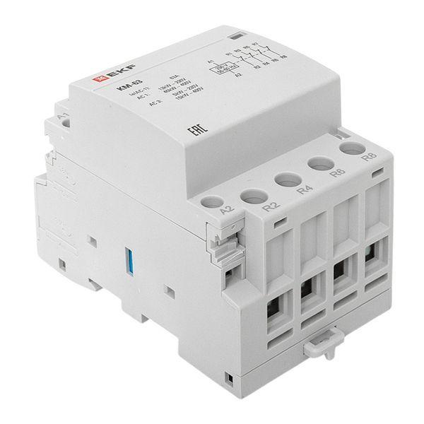  Контактор модульный КМ 63А 4NC (3 мод.) PROxima EKF km-3-63-04 фото в каталоге от BTSprom.by