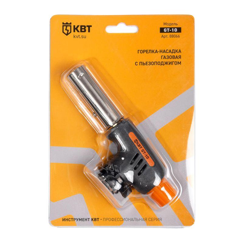  Горелка-насадка газовая с пьезоподжигом GT-10 КВТ 88066 фото в каталоге от BTSprom.by