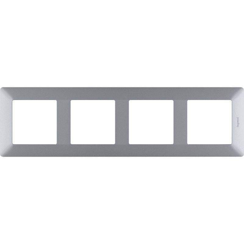 рамка 4-м valena life универсальная алюм. leg 754134 от BTSprom.by