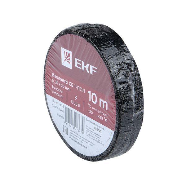  Изолента ХБ 1-ПОЛ 20мм (рул.10м) (125г) PROxima EKF plc-hb-pol1-5 фото в каталоге от BTSprom.by