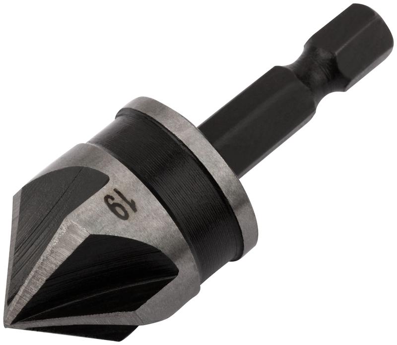  Зенкер конический легированная сталь хвостовик под биту 19мм FIT 36447 фото в каталоге от BTSprom.by