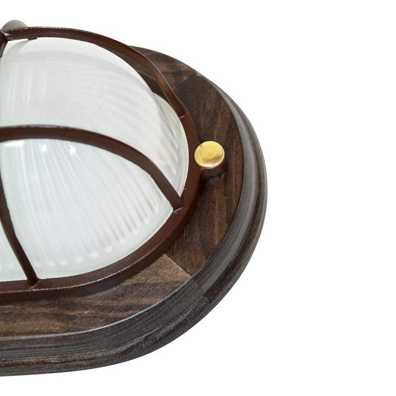 Светильник НПП 03-60-022 "Самарканд" 1402 IP65 овал малый матов./корпус с решеткой дерево венге (инд. упак.) Элетех 1005500983 фото в каталоге от BTSprom.by  Светильник НПП 03-60-022 "Самарканд" 1402 IP65 овал малый матов./корпус с решеткой дерево венге (инд. упак.) Элетех 1005500983 фото в каталоге от BTSprom.by