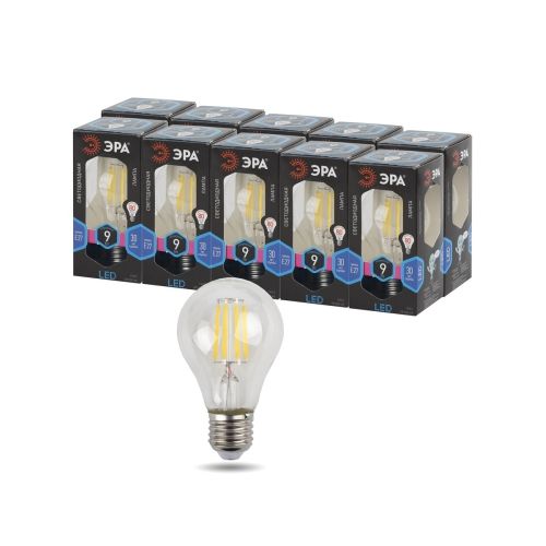 Лампа светодиодная филаментная F-LED-9W-840-E27 9Вт A60 грушевидная 4000К нейтр. бел. E27 Эра Б0043434 фото в каталоге от BTSprom.by
