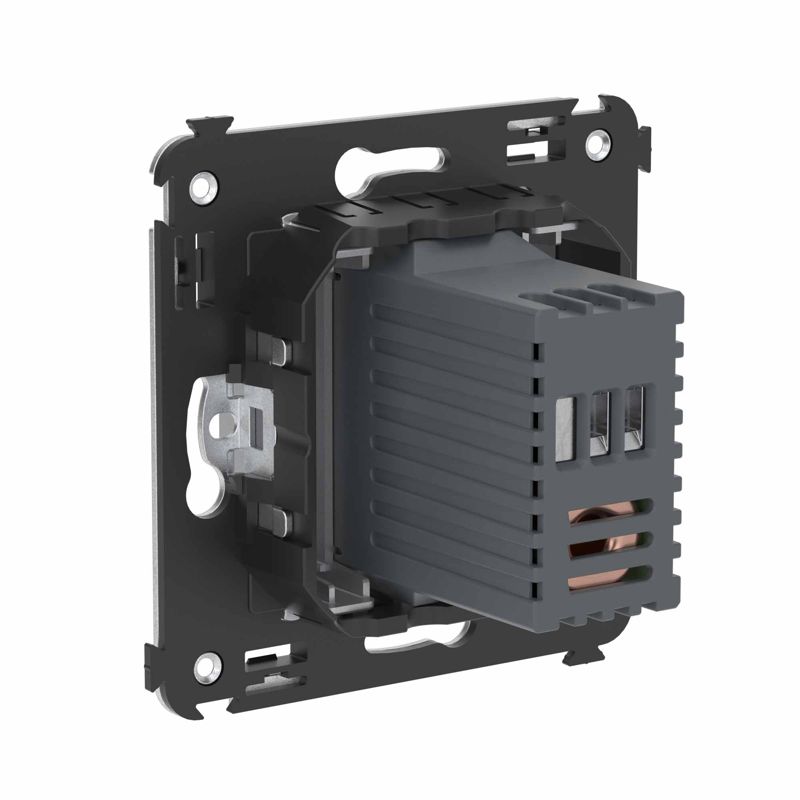  Диммер поворотный СП Avanti "Закаленная сталь" DKC 4404133 фото в каталоге от BTSprom.by