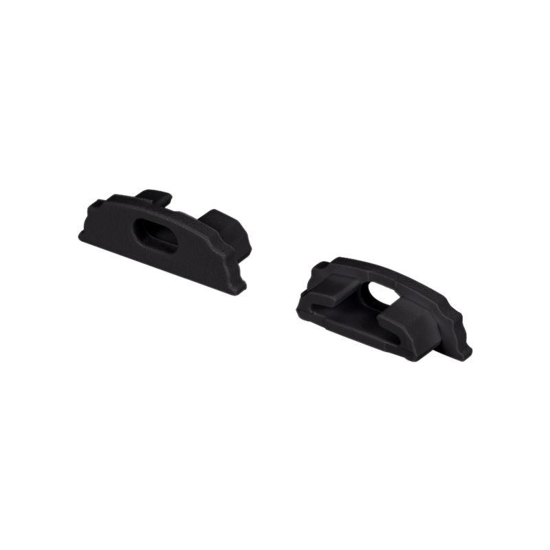 заглушка arh-bent-w18 black с отверстием пластик arlight 039589 от BTSprom.by