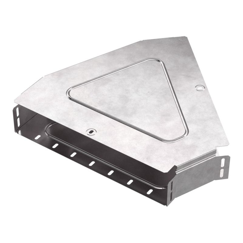 Угол горизонтальный 45 град. 400х80 0.8мм Стандарт с крышкой Промрукав PR16.0614 от BTSprom.by