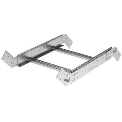 угол вертикальный шарнирный 80х400 лонжерон 1.5мм в компл. с крепежн. элемент. и соед. пластинами dkc lie8004k от BTSprom.by