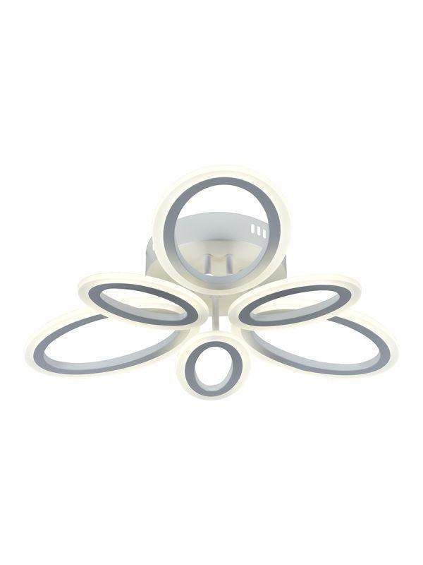 светильник светодиодный kora 6048-106 96вт 3000к-6000к потолочн. модерн с пультом rivoli б0052650 от BTSprom.by