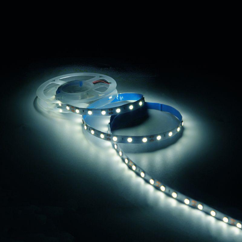  Лента светодиодная Basic 5050/60-SMD 10Вт/м 4000К нейтр. бел. IP20 700лм/м 12В 10мм (уп.1м) GAUSS BT034 фото в каталоге от BTSprom.by