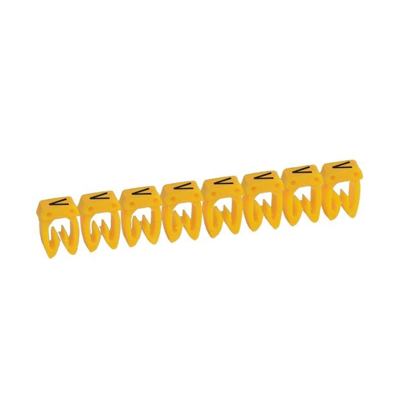 маркер каб. 0.15-0.5кв.мм cab3 "v" черн. на желт. фоне (уп.300шт) leg 038131 от BTSprom.by
