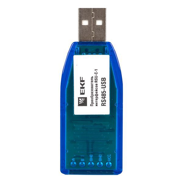  Преобразователь интерфейсов RSU-C-1 RS485-USB PROxima EKF RSU-C-1 фото в каталоге от BTSprom.by
