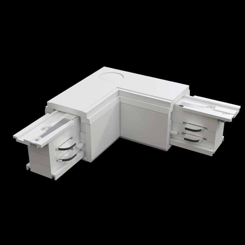  Коннектор угловой внутр. Trinity бел. Voltega TRA-VGL005CL-31W-R фото в каталоге от BTSprom.by