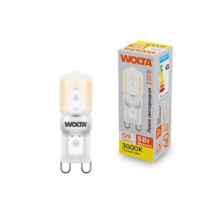 лампа светодиодная 5вт 3000к g9 wolta wstd-jcd-5w3kg9-p от BTSprom.by