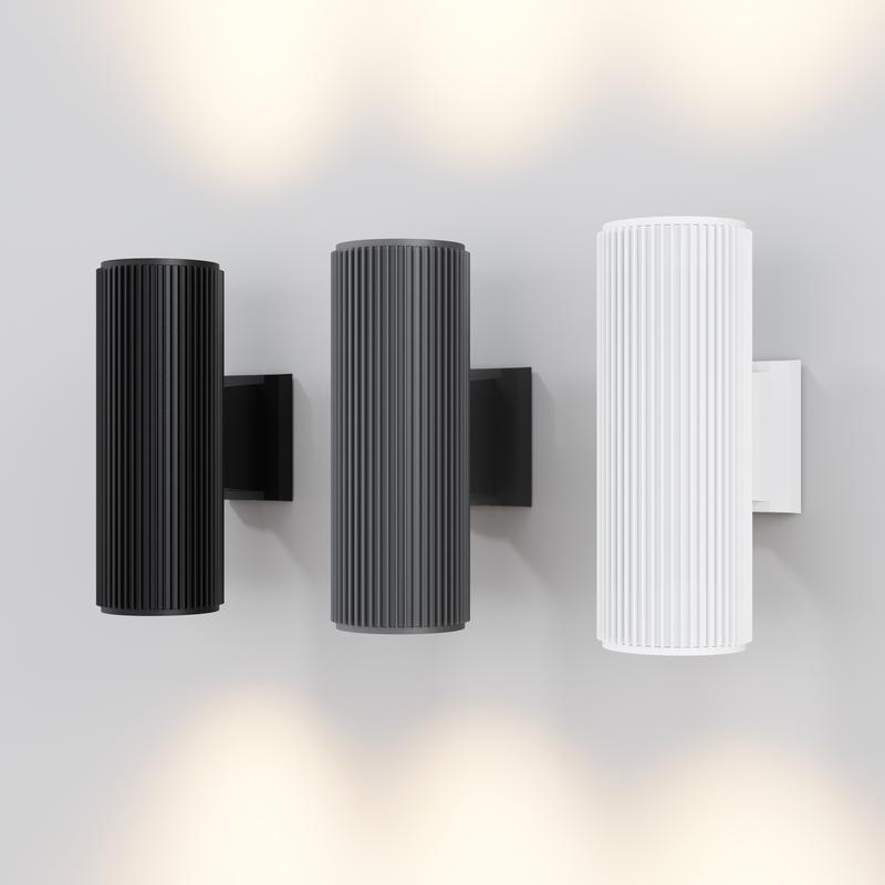  Светильник Rando 2х60Вт E27 IP54 бра настен. Maytoni O419WL-02GR фото в каталоге от BTSprom.by