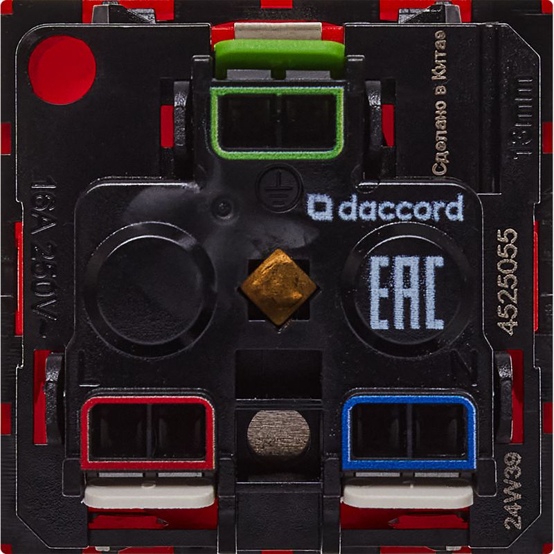  Розетка 2мод. 16А 250В 90град. с заземл. защ. шторки безвинт. зажимы красн. ИЭК Leg 4525055 фото в каталоге от BTSprom.by