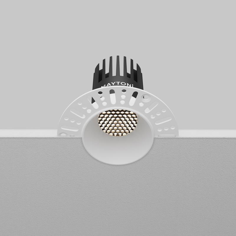  Светильник Dip 10Вт 4000К 50град. встраив. Maytoni DL119-10W-4K-TRS-W фото в каталоге от BTSprom.by