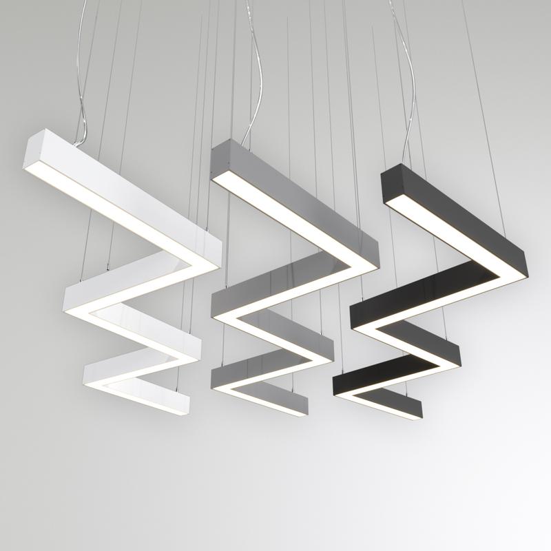 светильник светодиодный rve-pls5070-barre-z-1686-p 61вт 4000к 1686х394х70мм сег. 507мм 50х70мм зигзаг z подвесной ral9006 муар сер. rvelektro rve00018705 от BTSprom.by