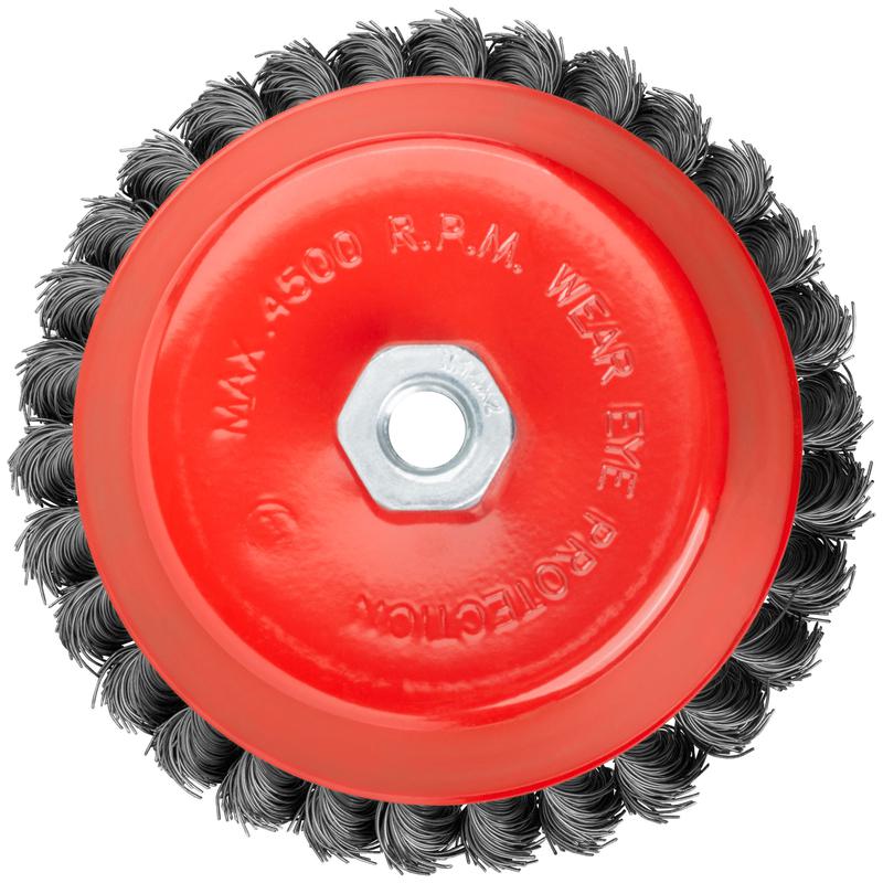  Корщетка-чашка гайка М14 стальная витая проволока 150мм FIT 39470 фото в каталоге от BTSprom.by