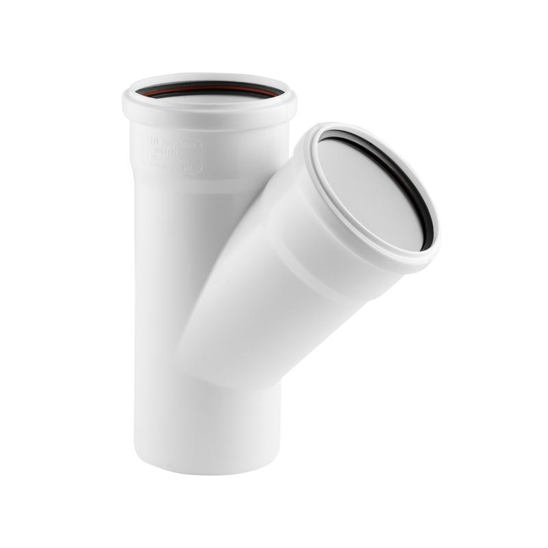 тройник elite мк мпп 110/110х45 бел. rtp 36524 от BTSprom.by