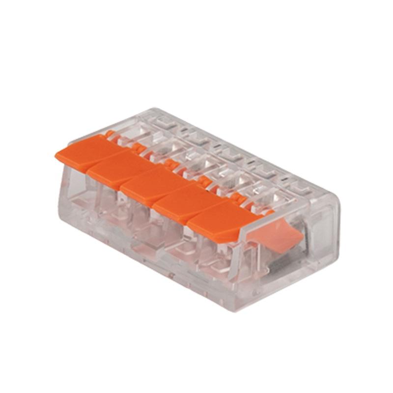 клемма монтажная рычажного соединения ptc-5p 221-415 450в 32а 0.14-4.0кв.мм jazzway 5050945 от BTSprom.by