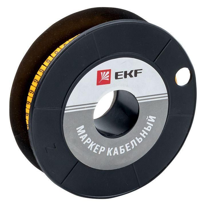 маркер каб. 1.5кв.мм "6" (к-1000ед) (ес-0) ekf plc-km-1.5-6 от BTSprom.by