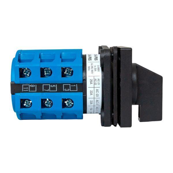  Переключатель кулачковый ПК-1-23 3п 25А "1-0-2" IP65 EKF pk-1-23-25-65 фото в каталоге от BTSprom.by