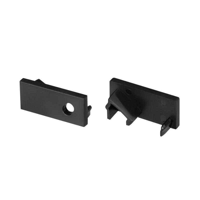 комплект заглушек sl-bevel-w21 black пластик (комплект) arlight 043693 от BTSprom.by