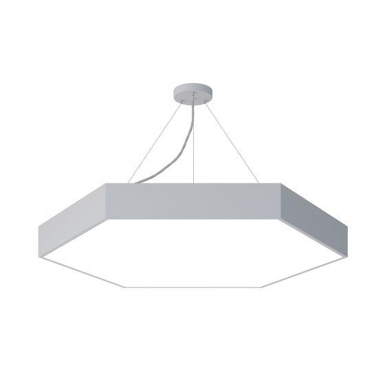светильник светодиодный geometria hexagon spo-170-w-40k-062-lm 62вт 4000к 4600лм ip40 800х800 эра б0059180 от BTSprom.by