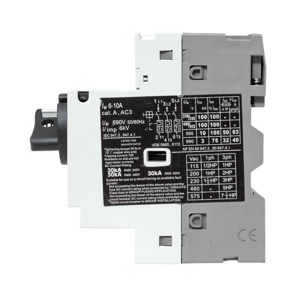  Выключатель автоматический для защиты двигателя GV2P 6.3-10А EKF gv2pm-10 фото в каталоге от BTSprom.by