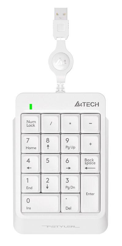 блок числовой fstyler fk13 бел. usb slim для ноутбука fk13 usb white a4tech 1391292 от BTSprom.by