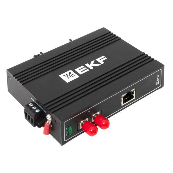  Медиаконвертер 10/100/1000Base-TX в 1000Base-X разъем ST двойн. одномодовое оптоволокно 1310нм TSX EKF TSX-MC-1GX1GT-ST фото в каталоге от BTSprom.by